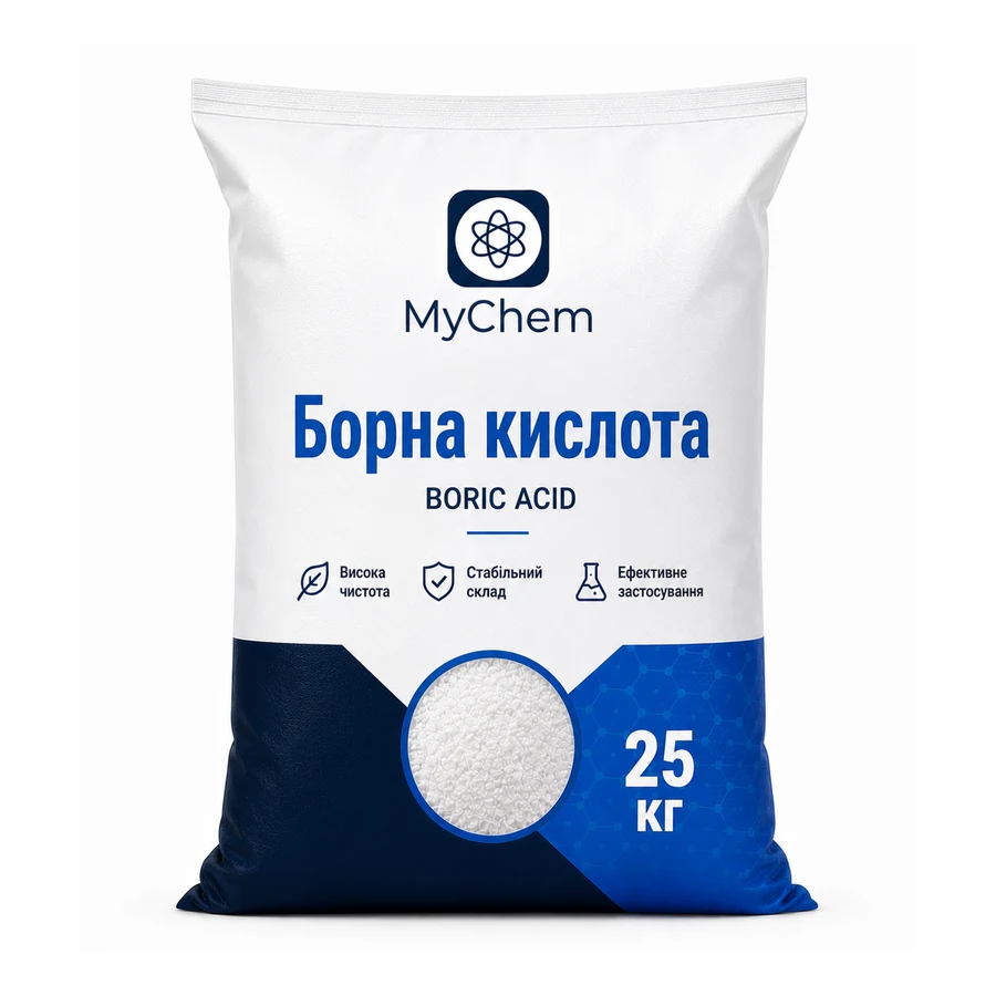 Борна кислота 25 кг Мішок Бор Ортоборна кислота